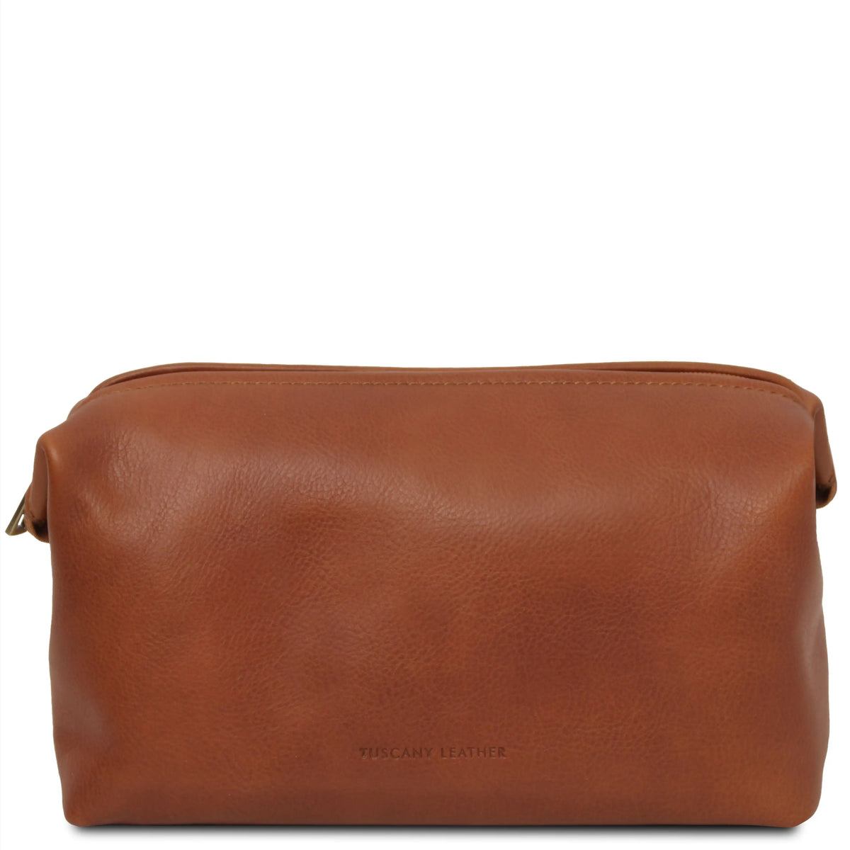 Smarty Large Italian Leather Toiletry Bag | Full-Grain Leather