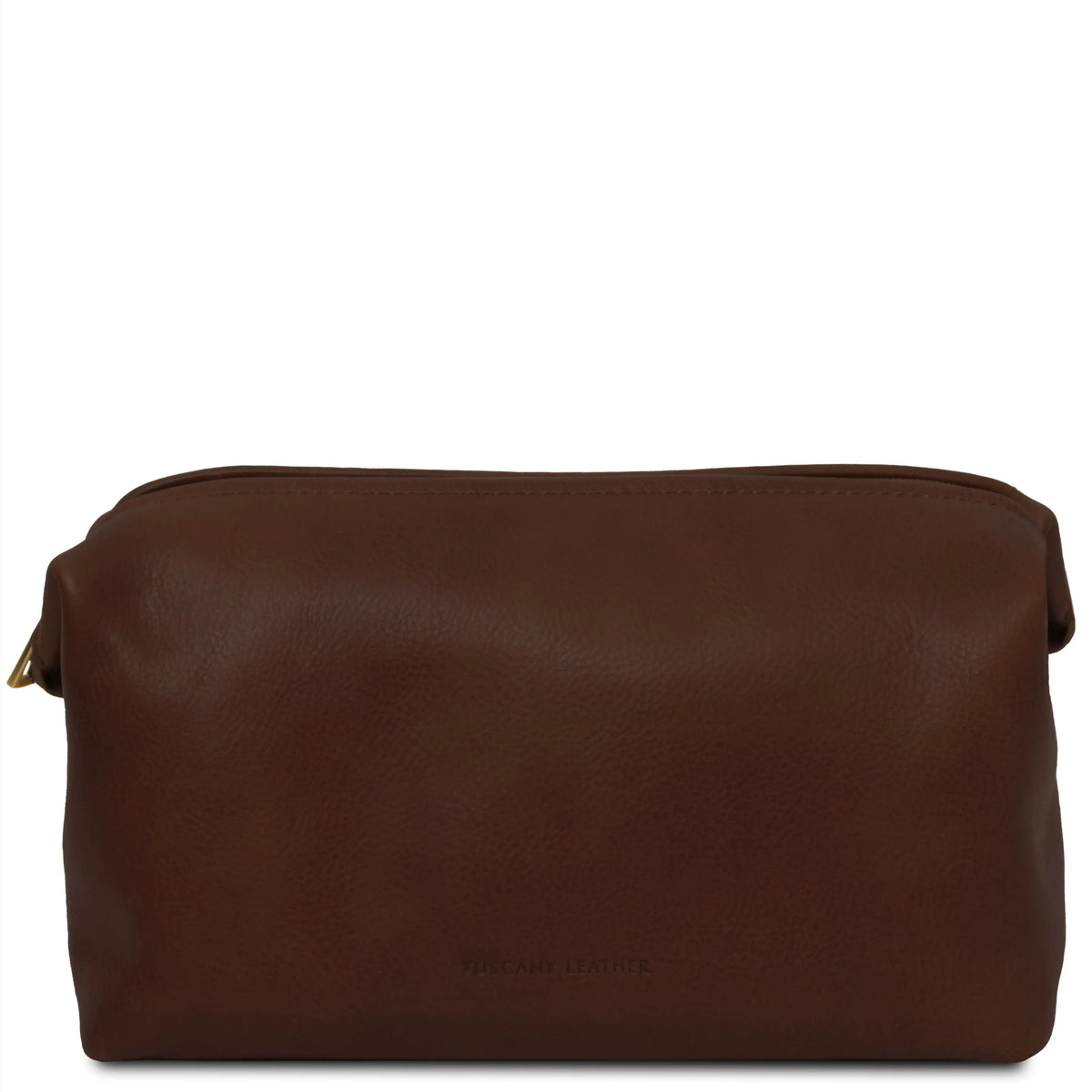 Smarty Large Italian Leather Toiletry Bag | Full-Grain Leather