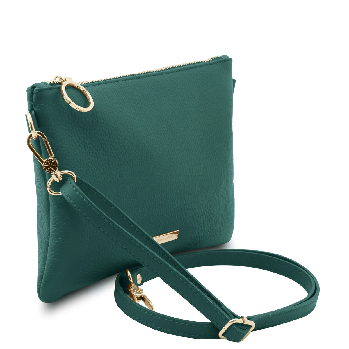 TL Bag Soft Italian Leather Clutch | Pebbled Leather