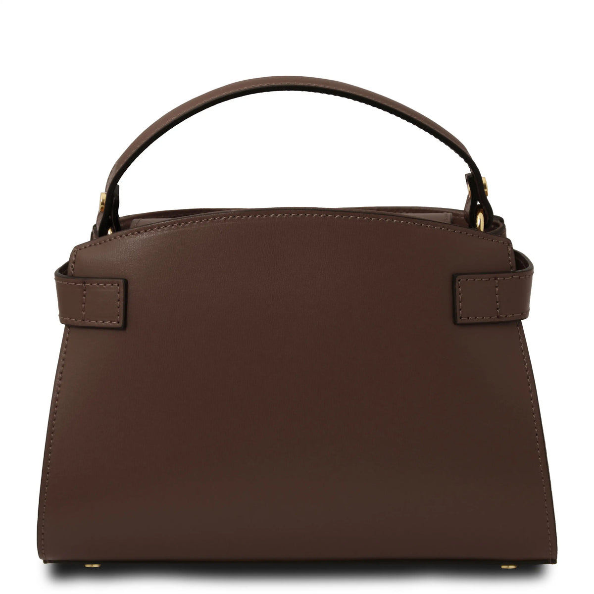 Maisy Italian Leather Top Handle & Crossbody Bag | Box Smooth Leather