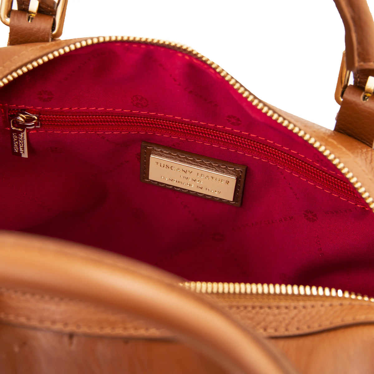 Ribelle Soft Italian Leather Duffle Bag | Pebbled Leather