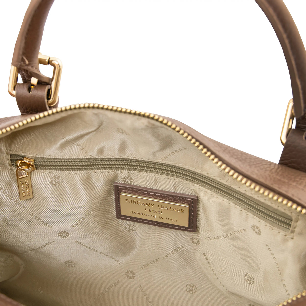 Ribelle Soft Italian Leather Duffle Bag | Pebbled Leather
