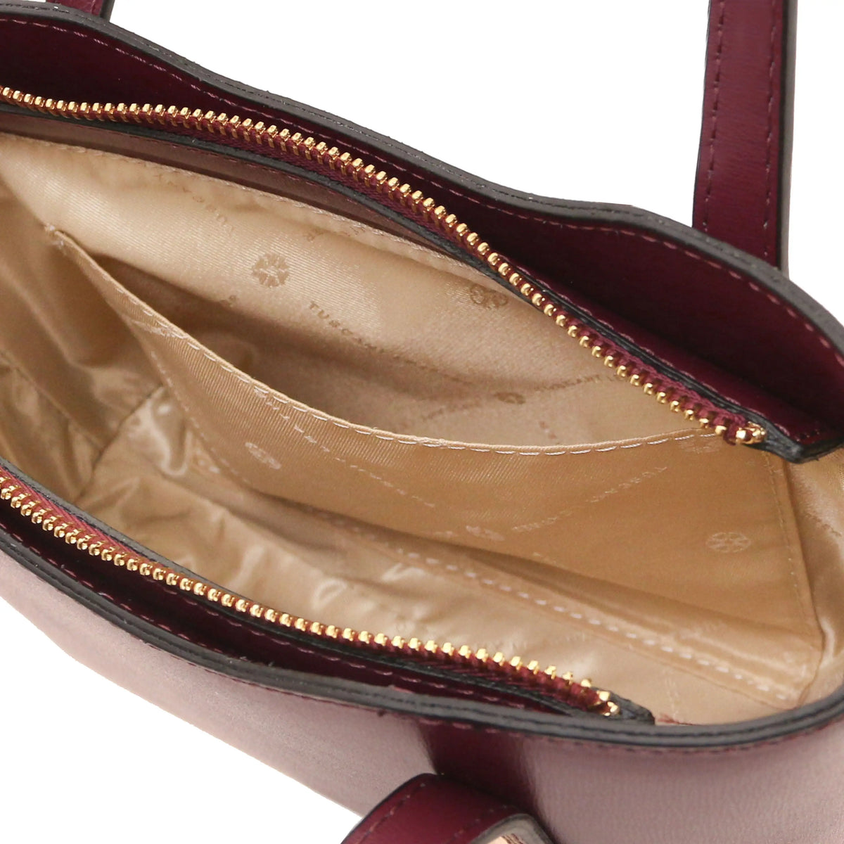 Olimpia Small Italian Leather Tote Bag | Box Smooth Leather