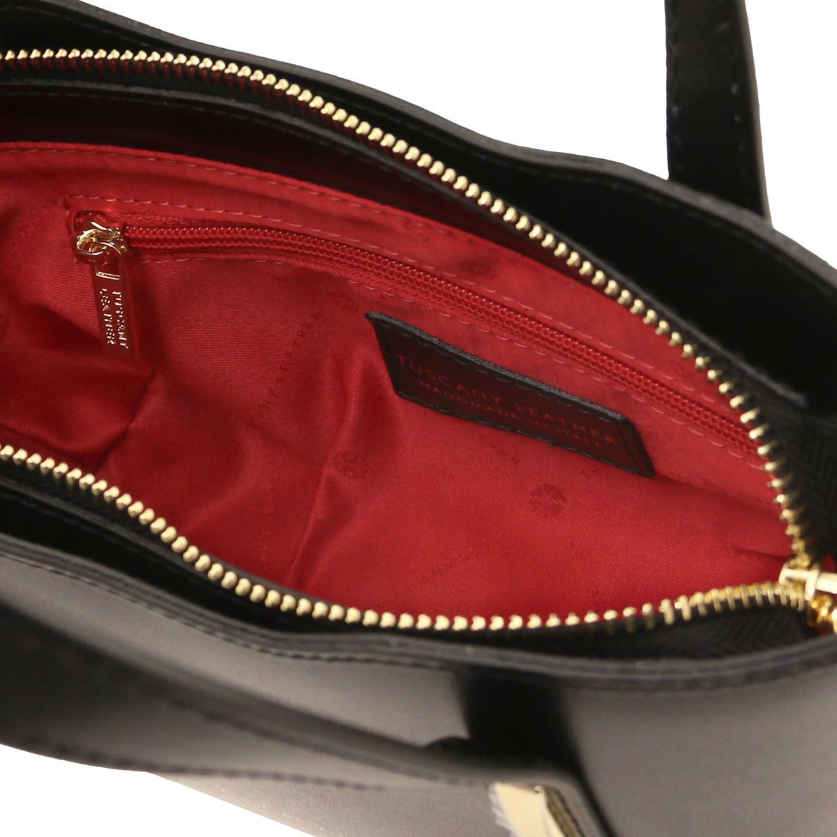 Olimpia Small Italian Leather Tote Bag | Box Smooth Leather