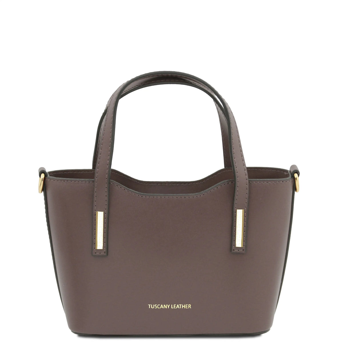 Olimpia Small Italian Leather Tote Bag | Box Smooth Leather
