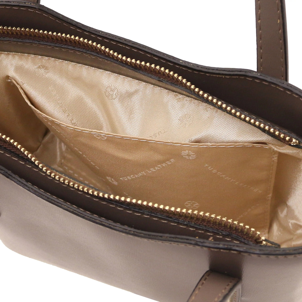 Olimpia Small Italian Leather Tote Bag | Box Smooth Leather