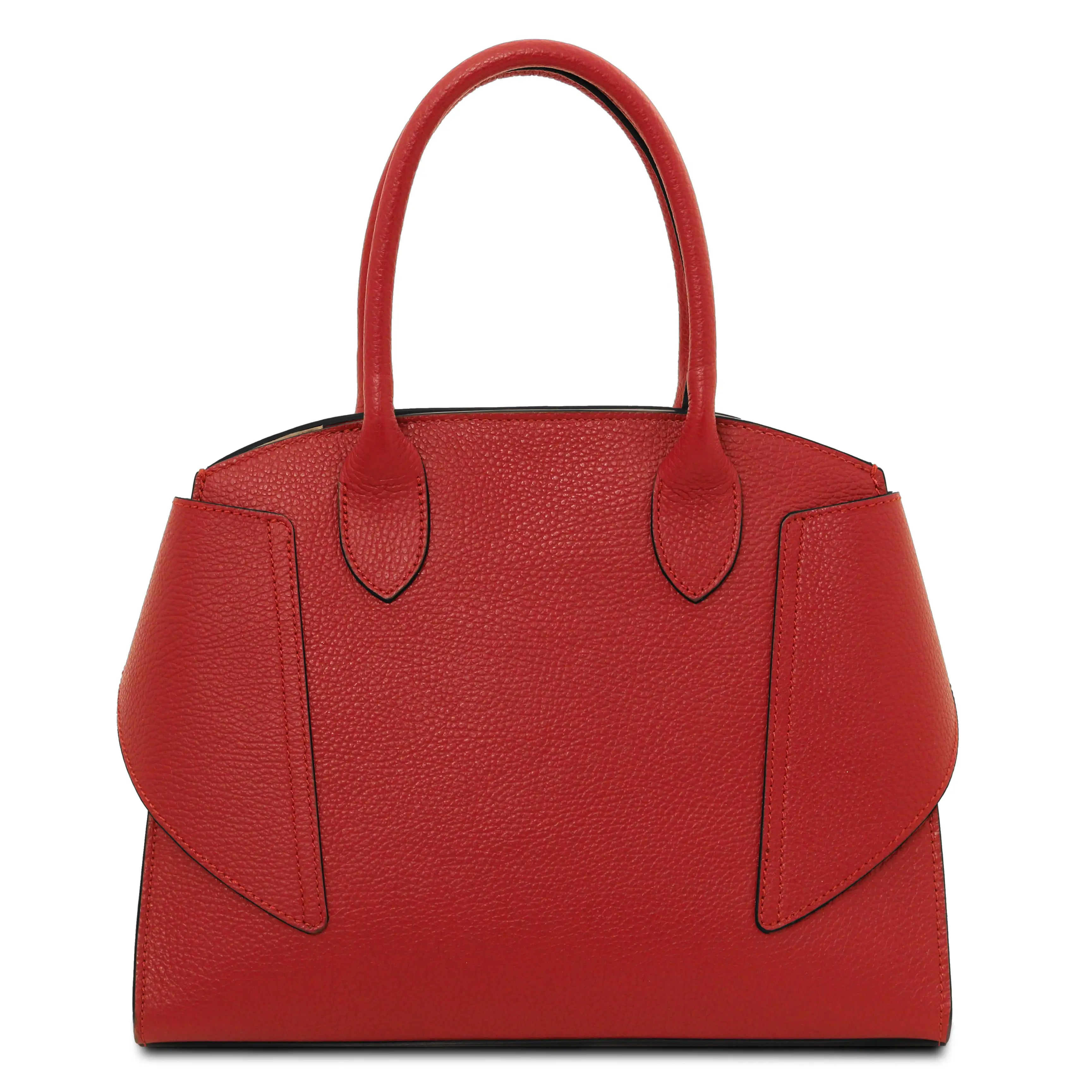 Coccola Italian Leather Handbag | Pebbled Leather