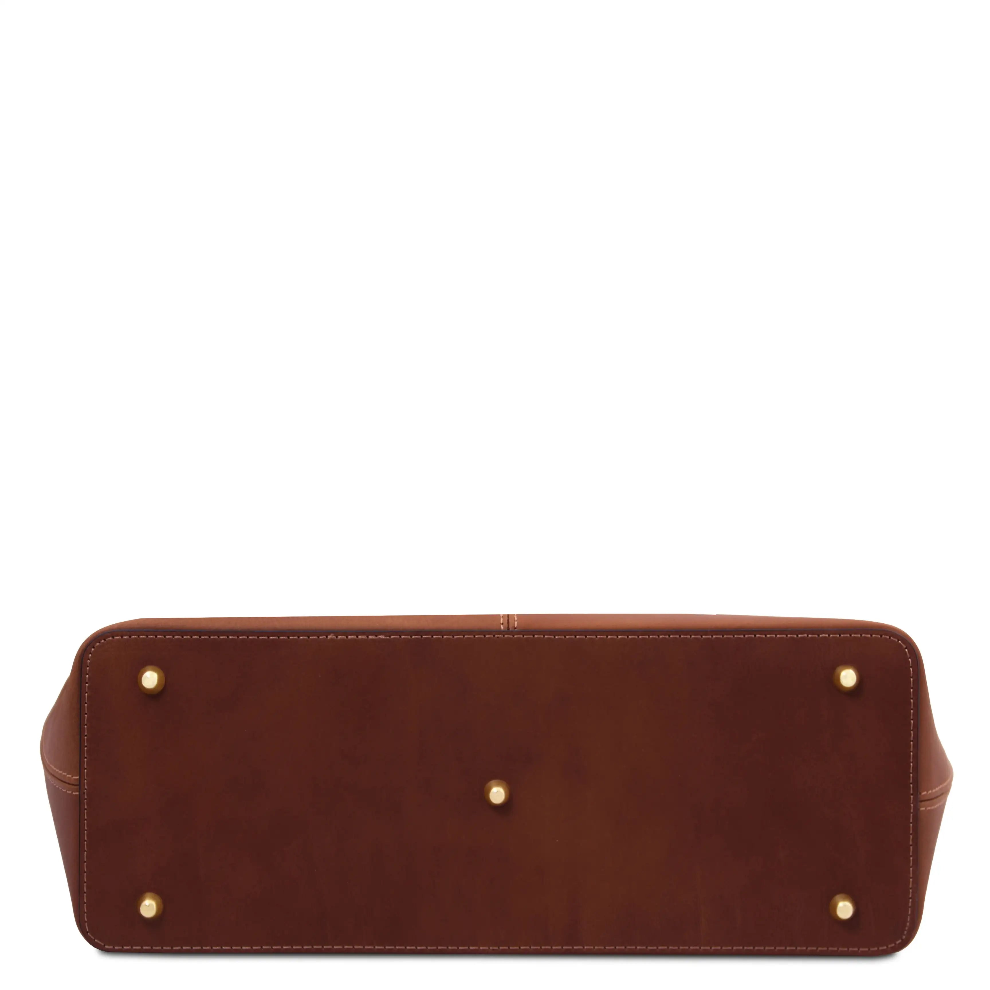 Essenza Italian Leather Shoulder Bag | Full-Grain Leather