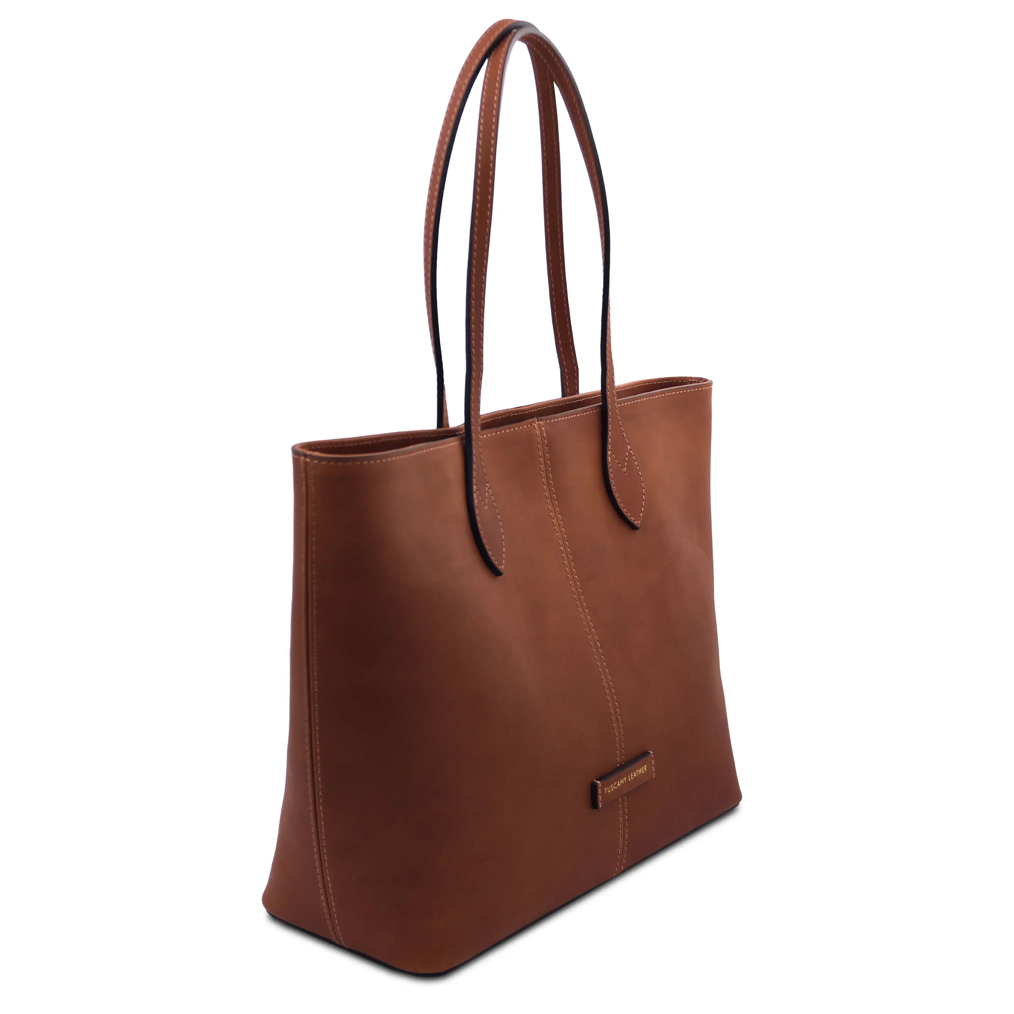 Essenza Italian Leather Shoulder Bag | Full-Grain Leather