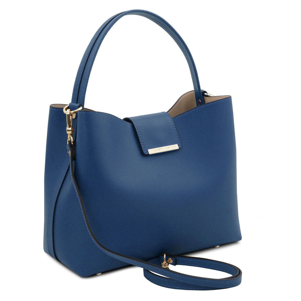 Clio Italian Leather Secchiello Bag | Palmellato Leather