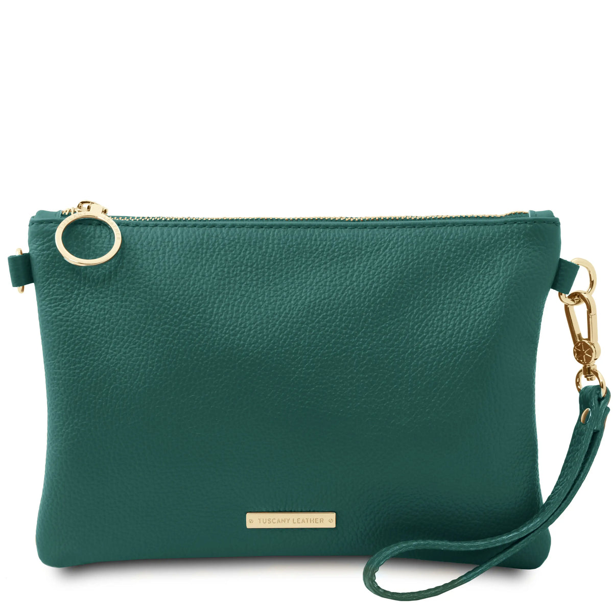 TL Bag Soft Italian Leather Clutch | Pebbled Leather