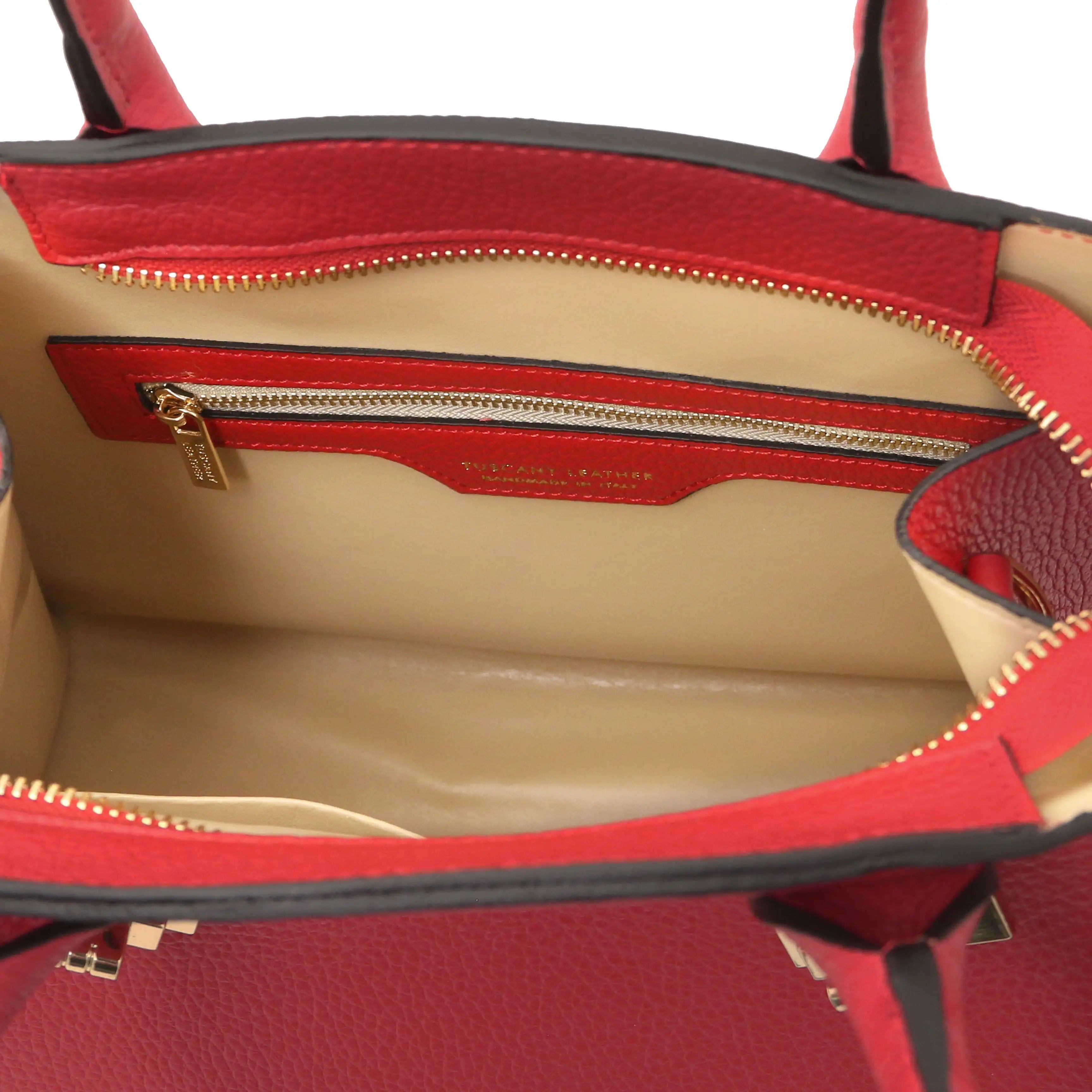 Coccola Italian Leather Handbag | Pebbled Leather