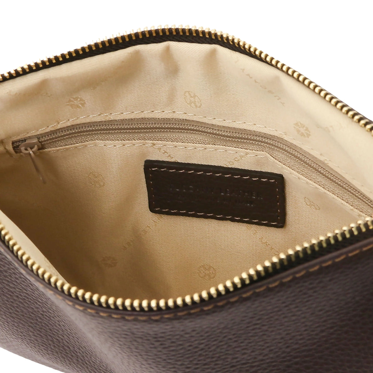 TL Bag Soft Italian Leather Clutch | Pebbled Leather
