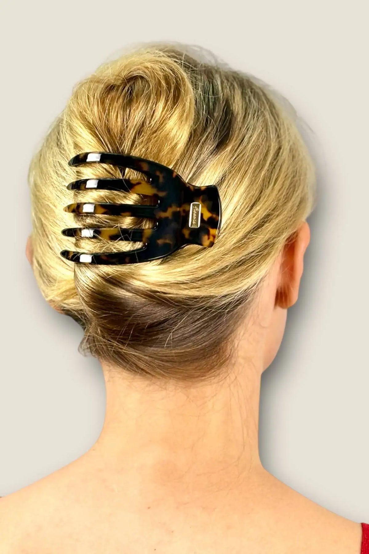 Italian Acetate Low-Profile Claw Hair Clip | Premium Acetate