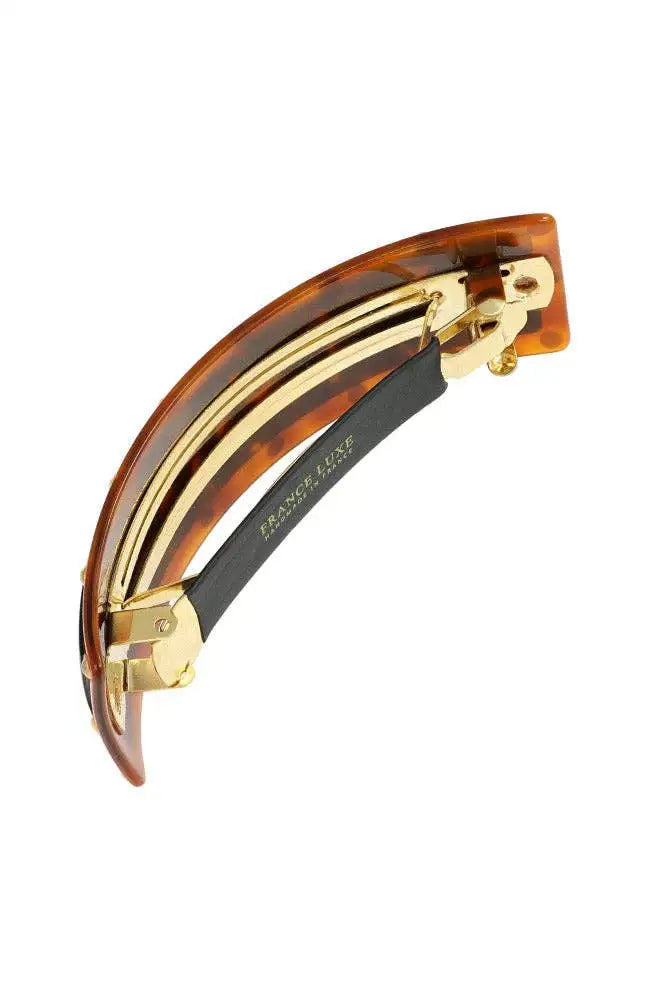 Rivoli French-Made Volume Barrette | Riveted Tortoise Acetate