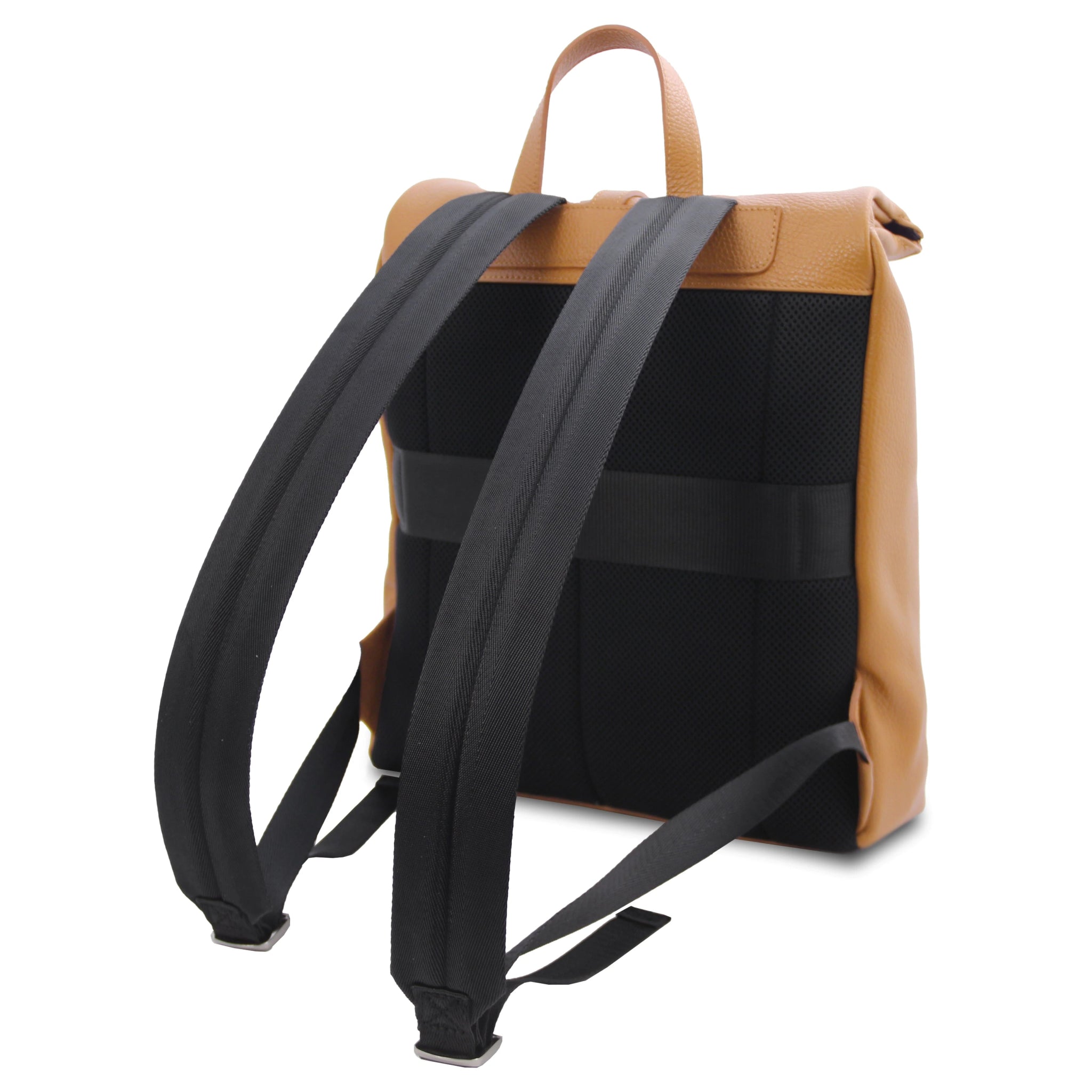 Denver Soft Italian Leather Backpack - Caramel - shop_name#