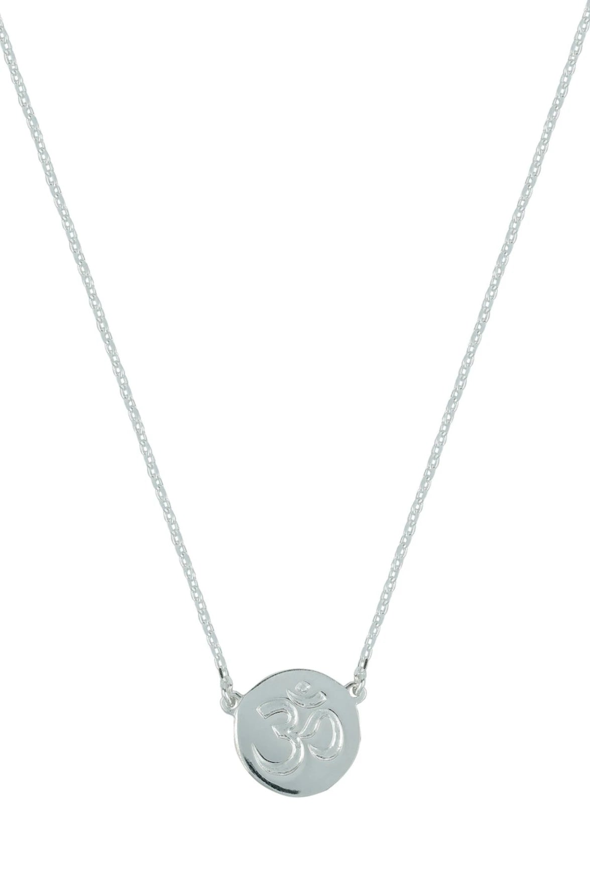 Irish Inner Peace Silver Necklace on a white background - L'Atelier Global
