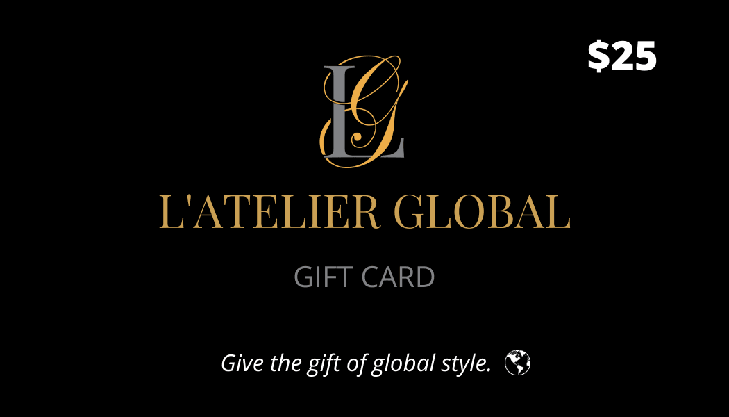 L'Atelier Global eGift Card worth $25 sent via email