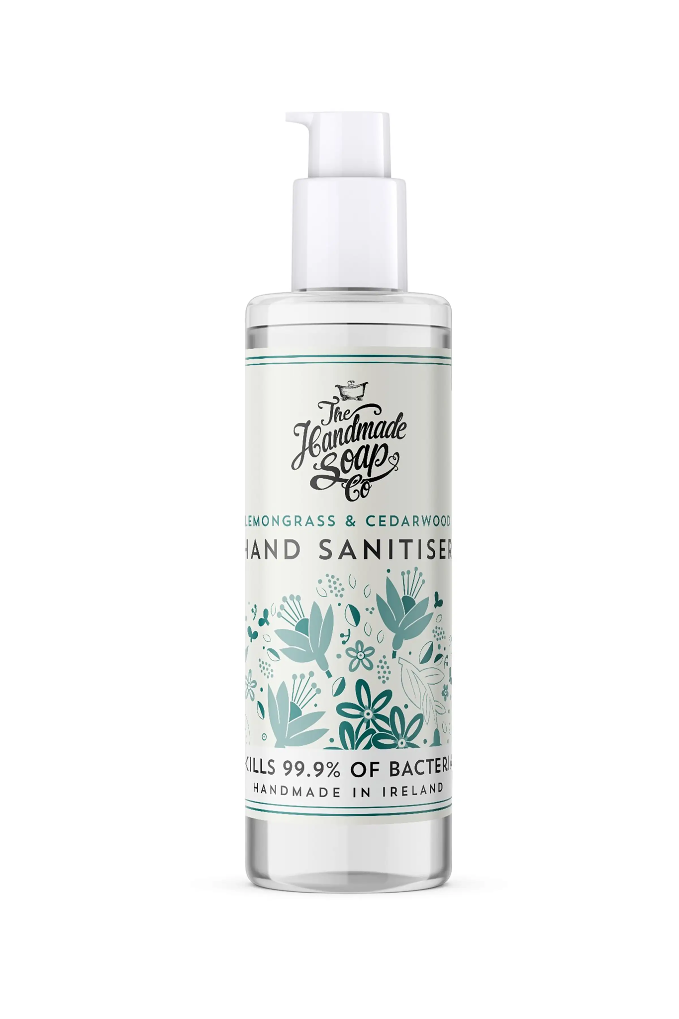 Lemongrass & Cedarwood Hand Sanitizer on a white background