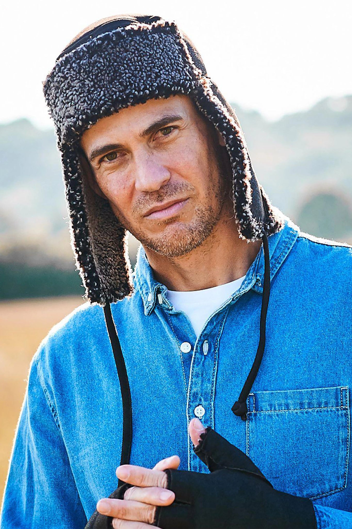 McGrath Sheepskin Storm Flap Hat - Snowcap Wool Brown - shop_name#