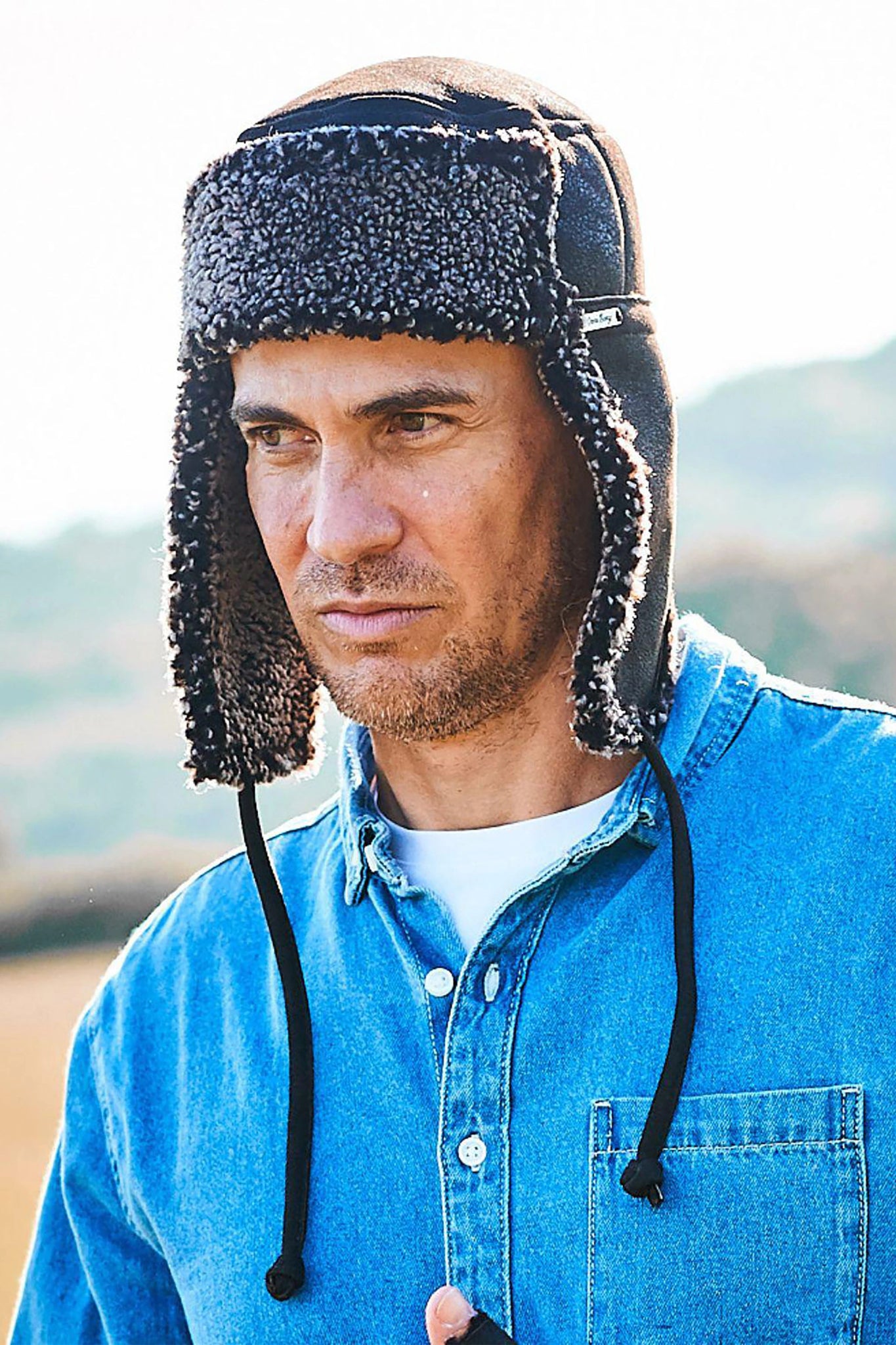 McGrath Sheepskin Storm Flap Hat - Snowcap Wool Brown - shop_name#