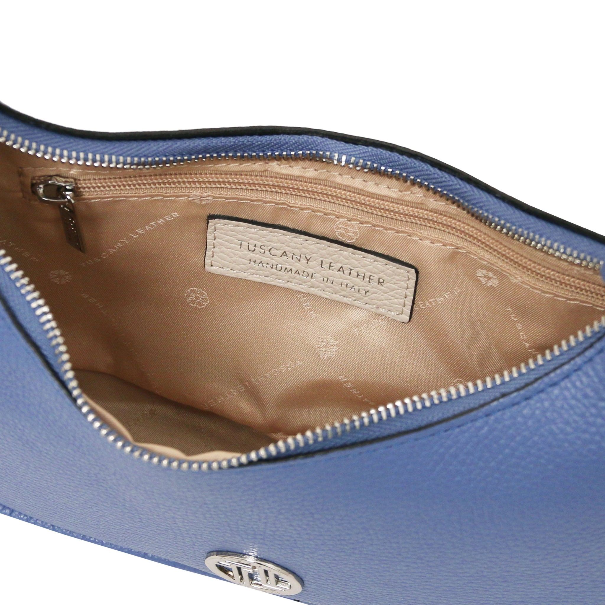 Michelle Italian Pebbled Leather Handbag