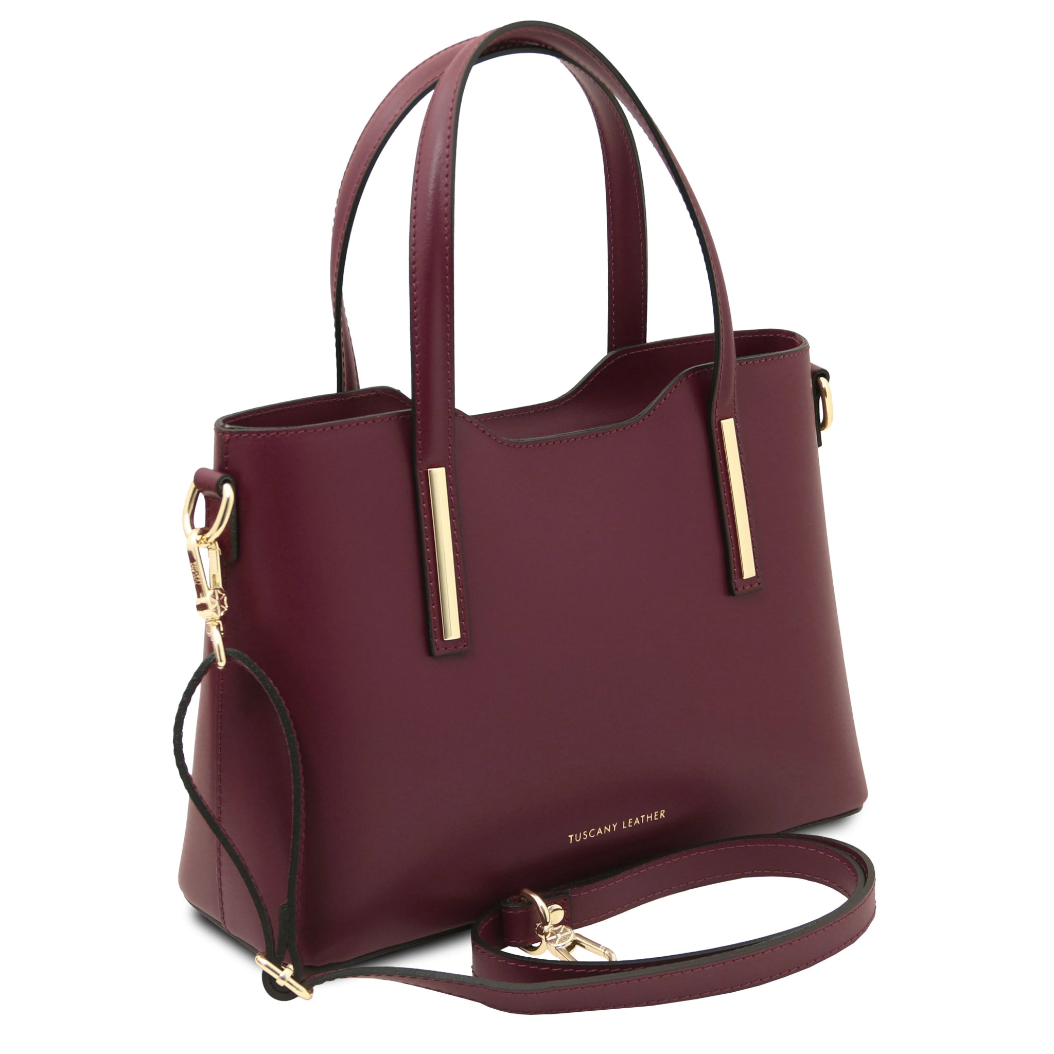 Olimpia Italian Leather Tote - Small Size