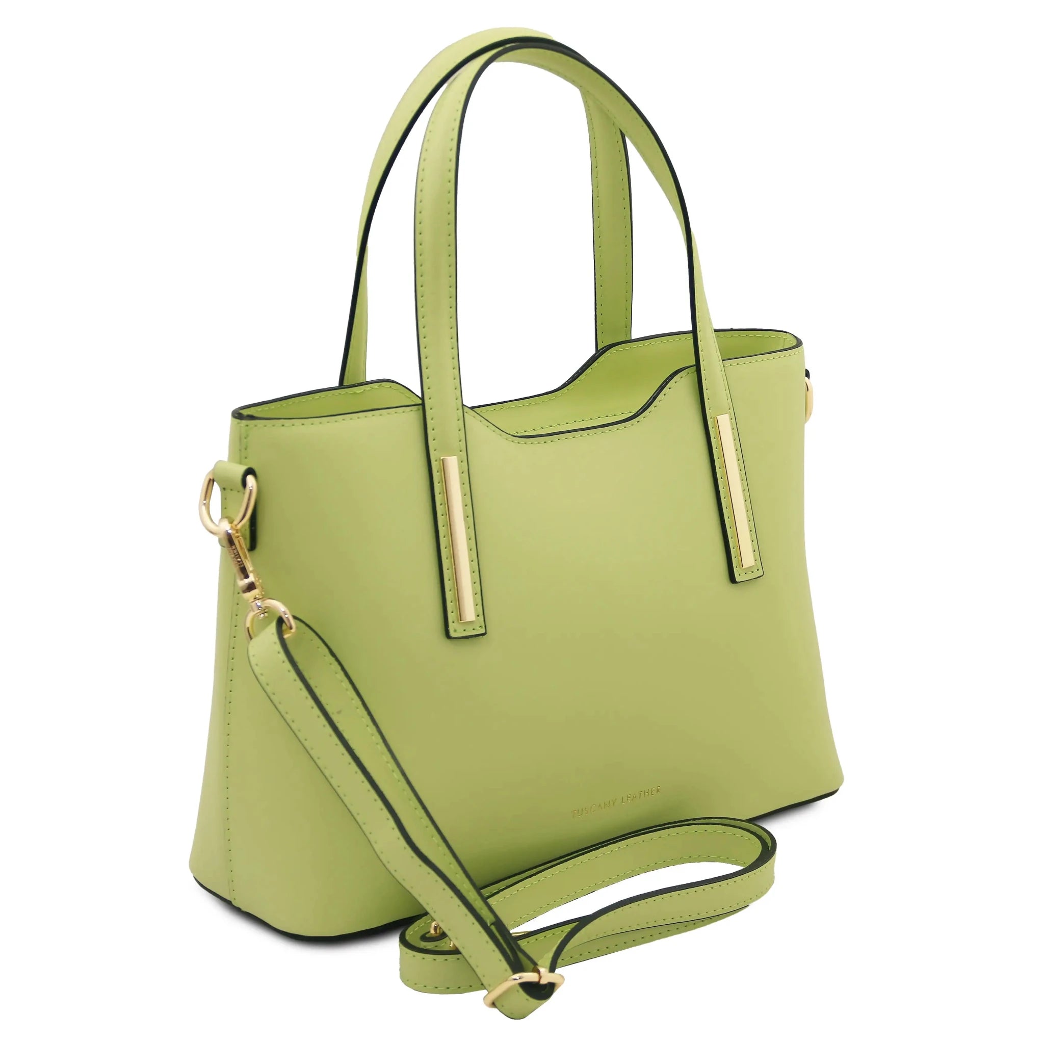 Olimpia Italian Leather Tote - Small Size