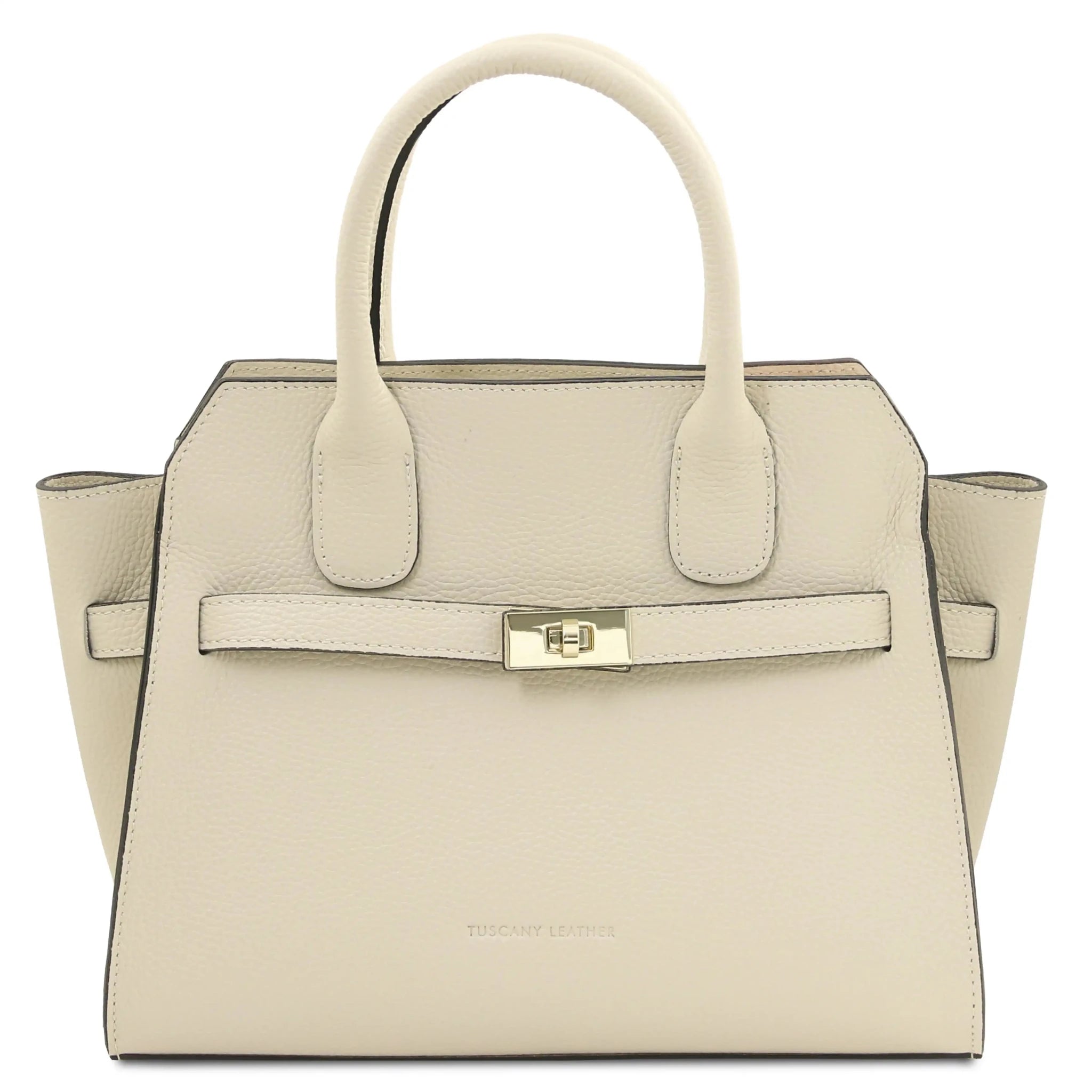 Origami Italian Pebbled Leather Tote