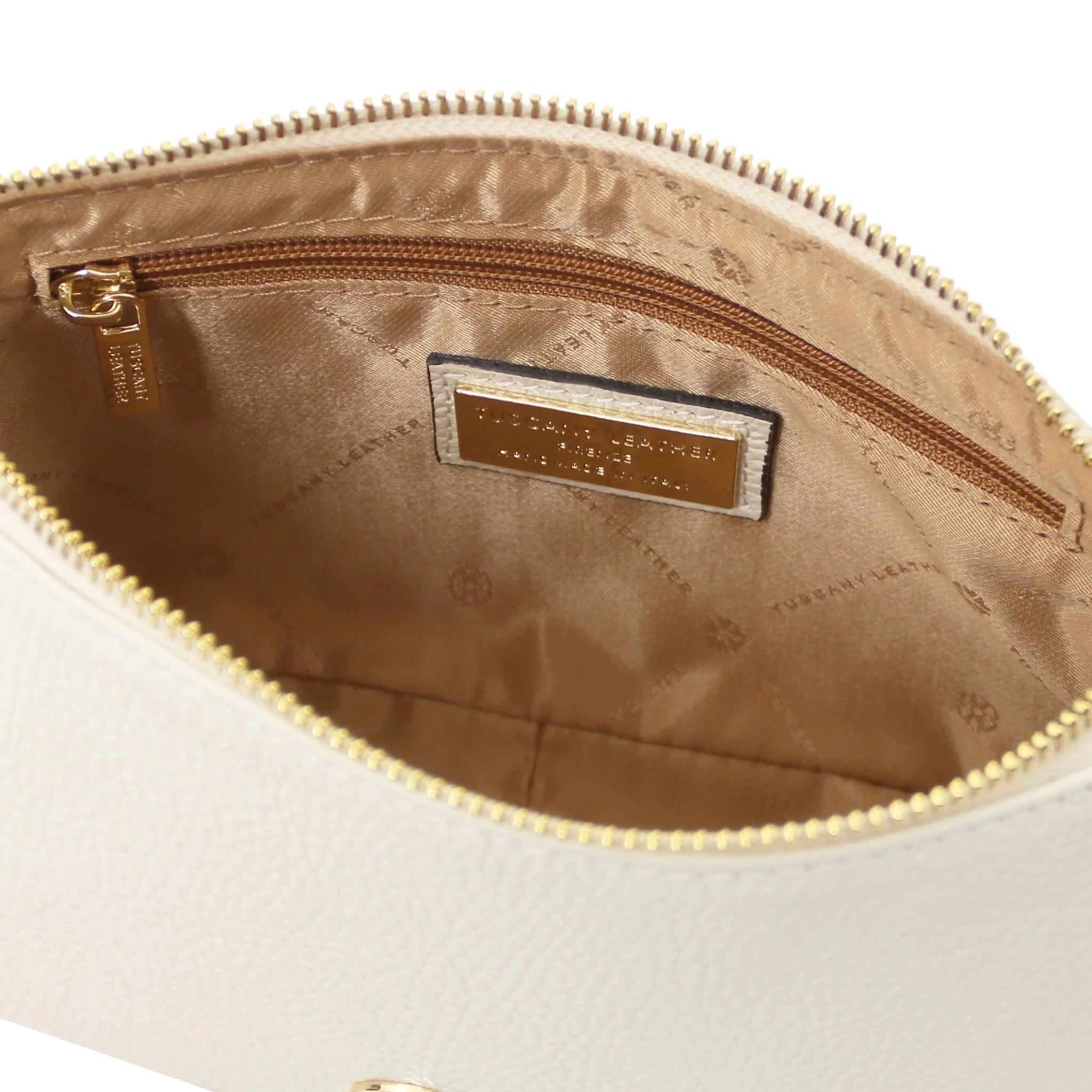 Parfait Italian Pebbled Leather Clutch