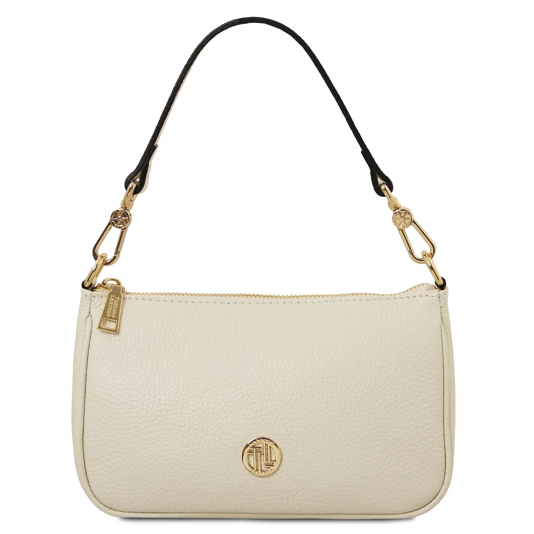Parfait Italian Pebbled Leather Clutch