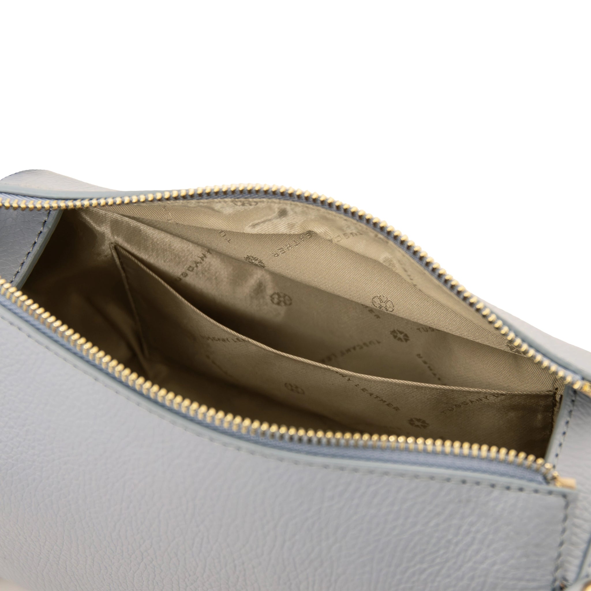 Praline Italian Leather Handbag - Light Blue - shop_name#