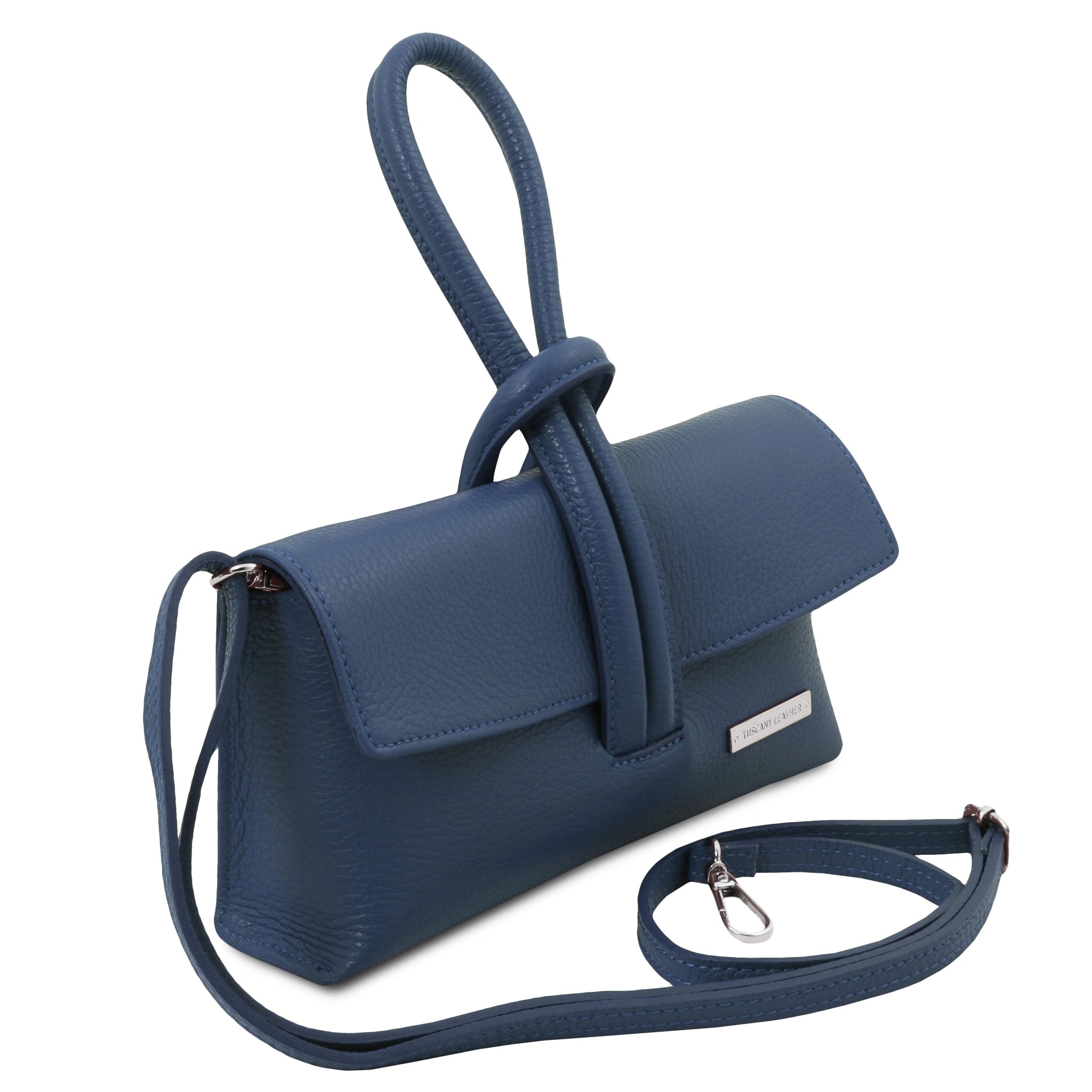Dark Blue showing detachable shoulder strap