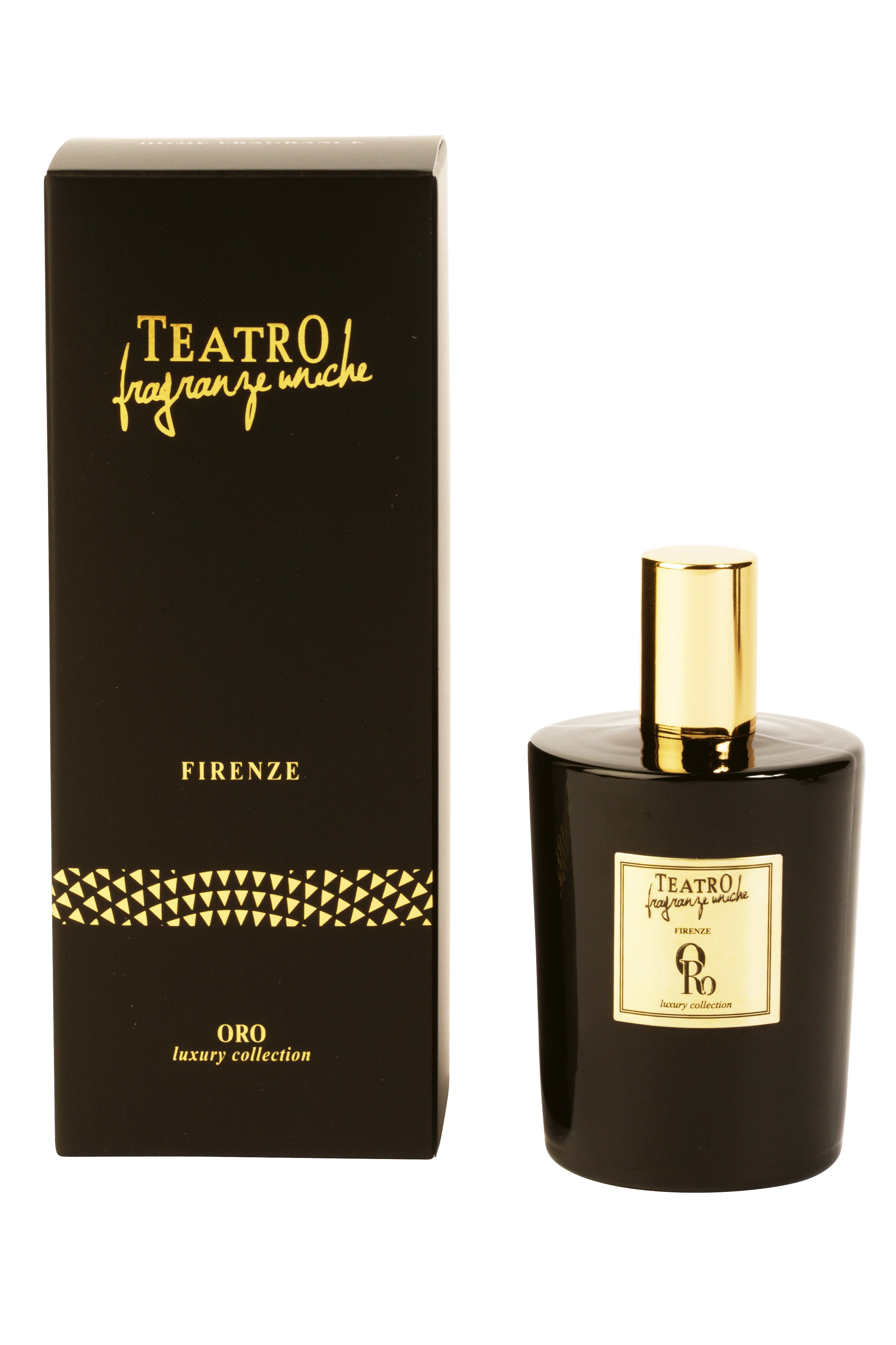 Oro Luxury Florentine Italian Room Spray and shipping box