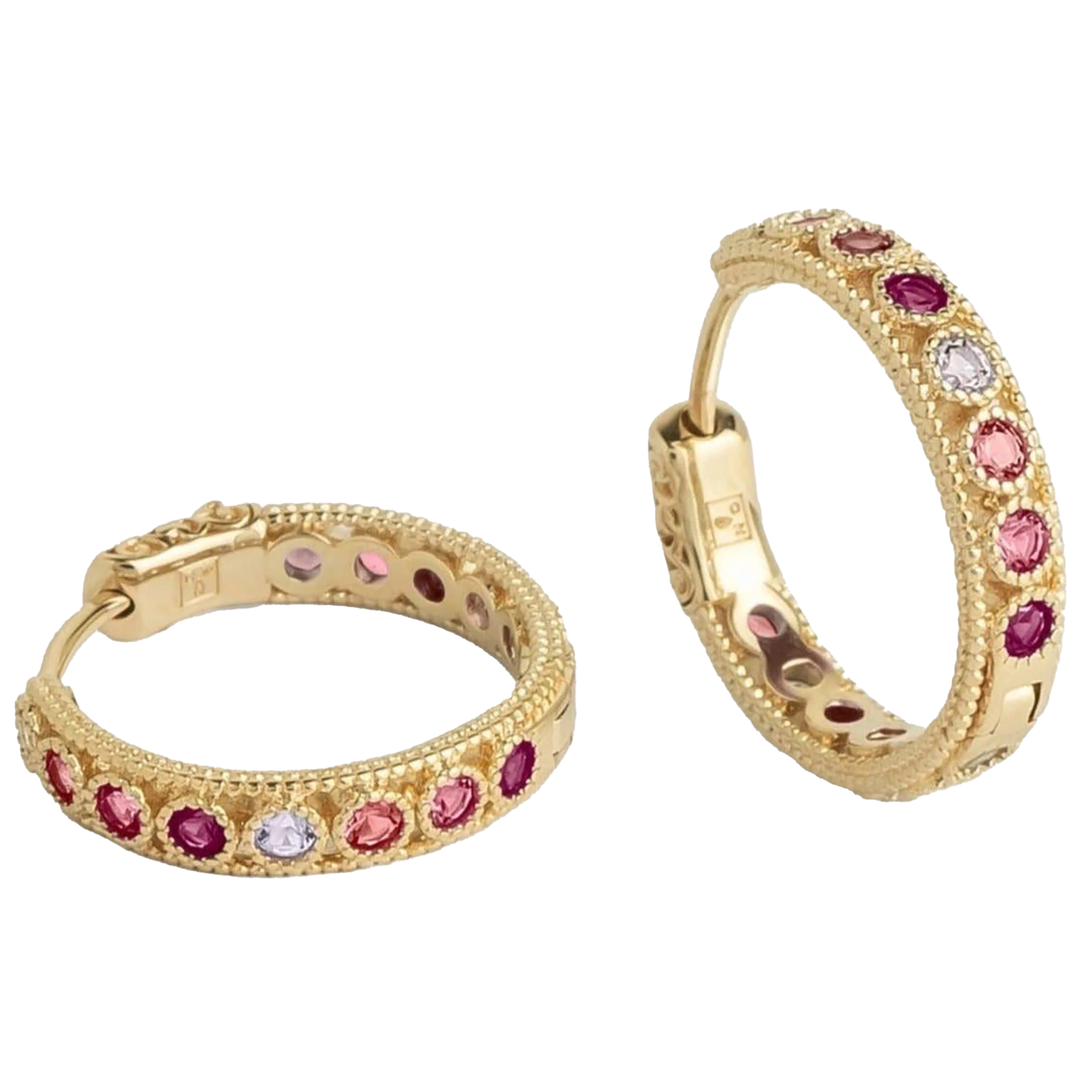 Alhambra Baroque Golden Zircon Earrings - L'Atelier Global