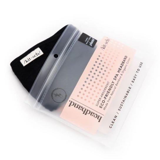 Eco-Friendly Spa Headband in ivory in packages on a white background - L'Atelier Global