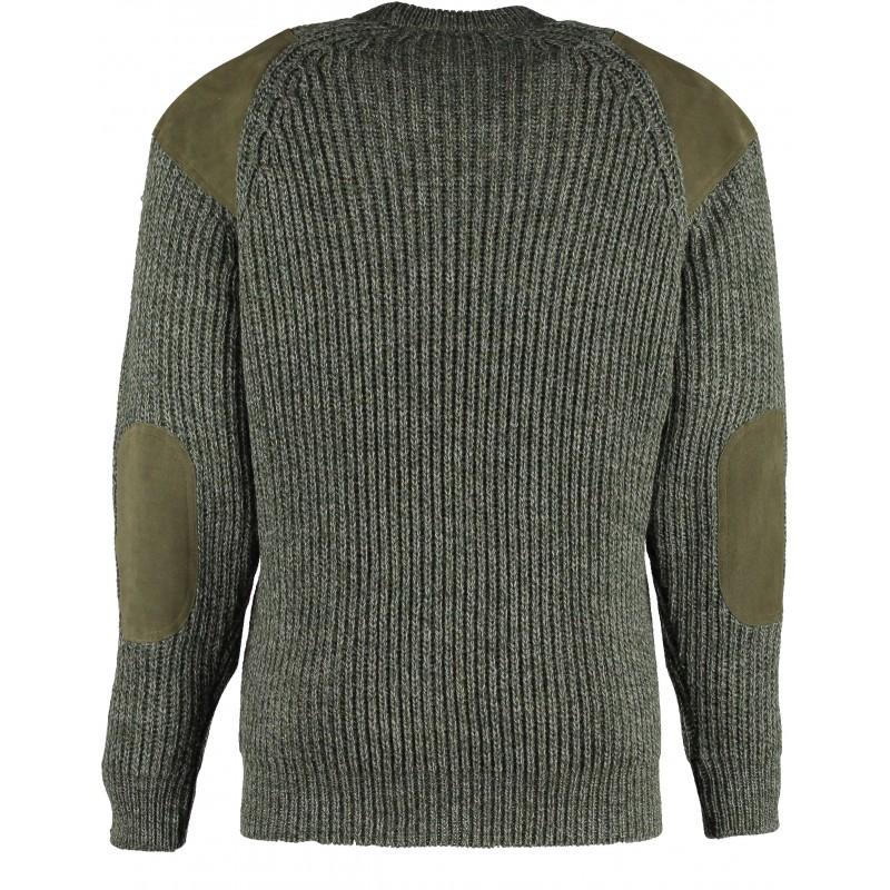 English Midlands Classic Crew Sweater in Derby Tweed on a White Background
