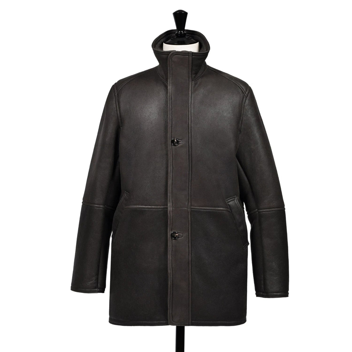 Giles British Luxury Sheepskin Jacket in Grey - L'Atelier Global