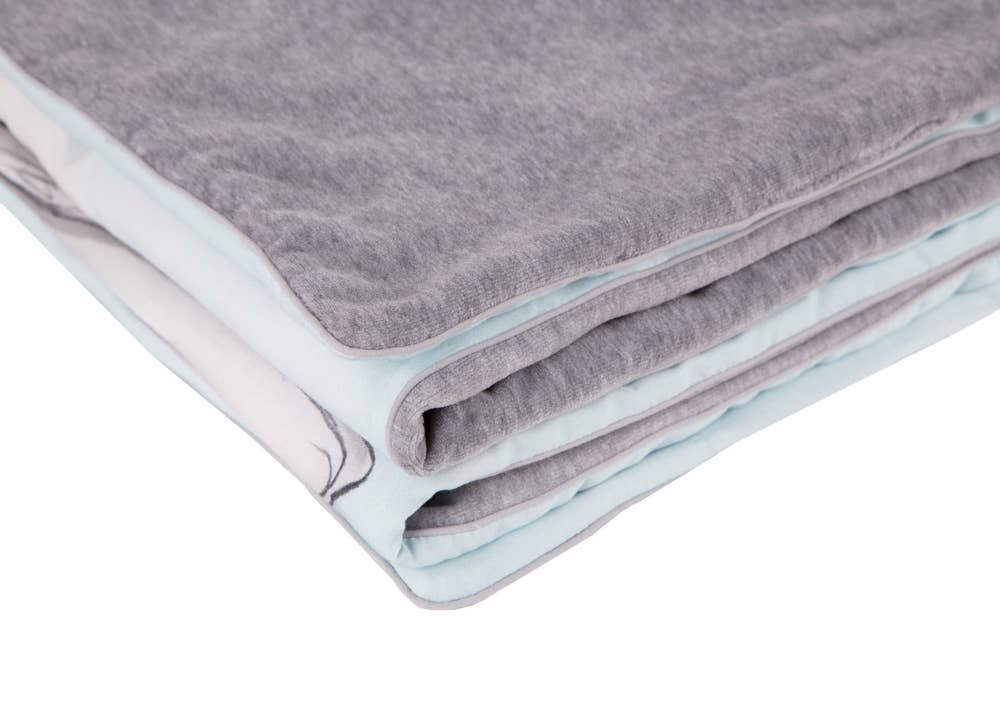 Great Day For a Ride Reversible Blanket on a white background - L'Atelier Global