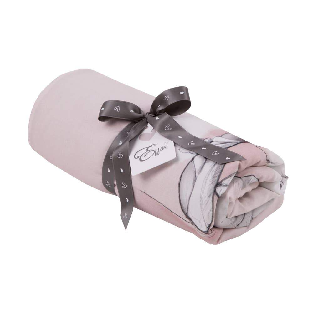 Joyful Ballerina Reversible Blanket on a white background - L'Atelier Global