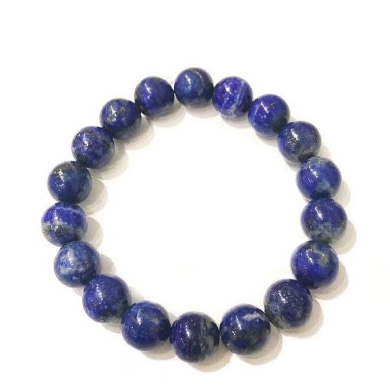 Lapis Natural Gemstone Stretch Bracelet - L'Atelier Global