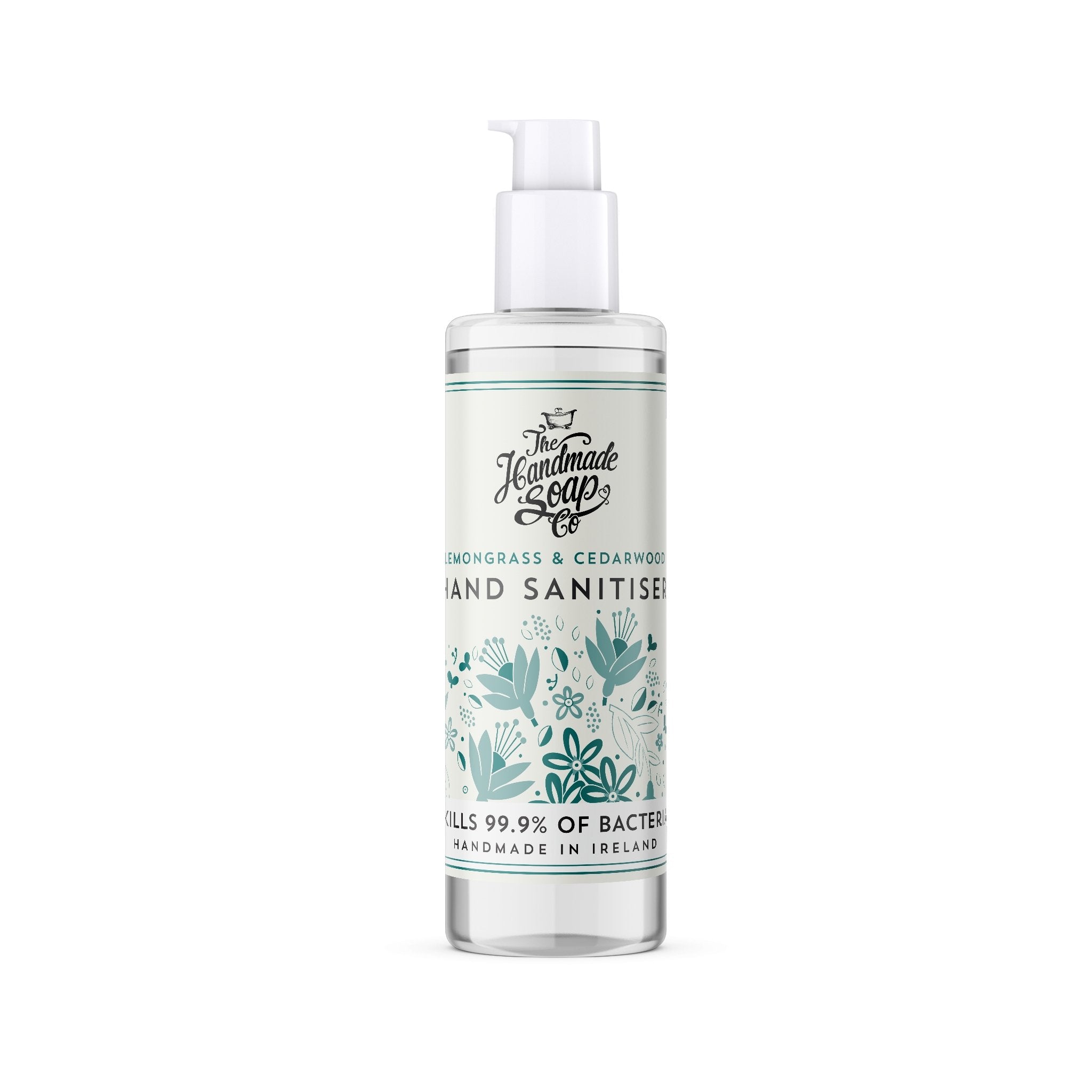 Lemongrass & Cedarwood Hand Sanitizer on a white background