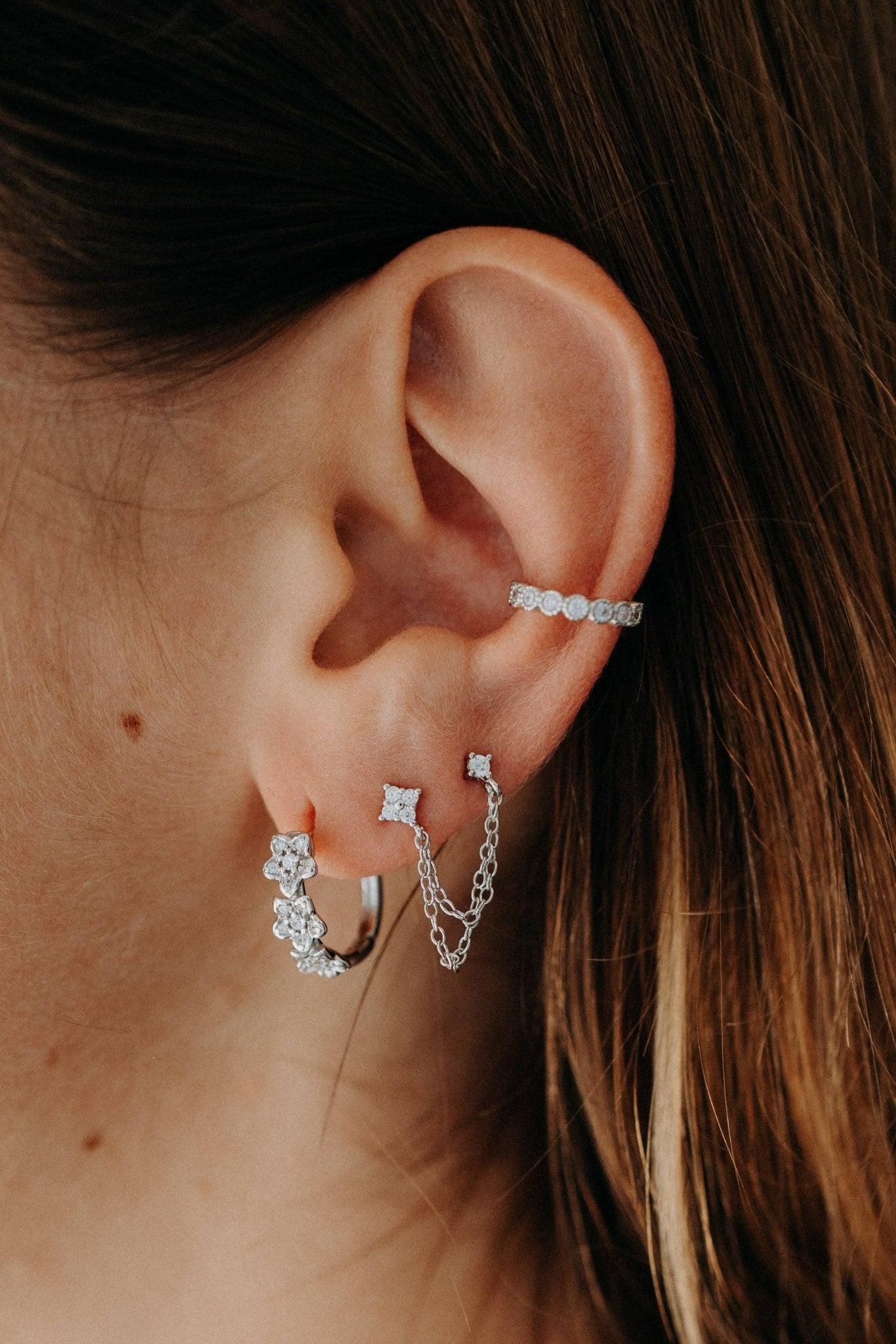 Margarita Daisy Hoop Earrings - L'Atelier Global