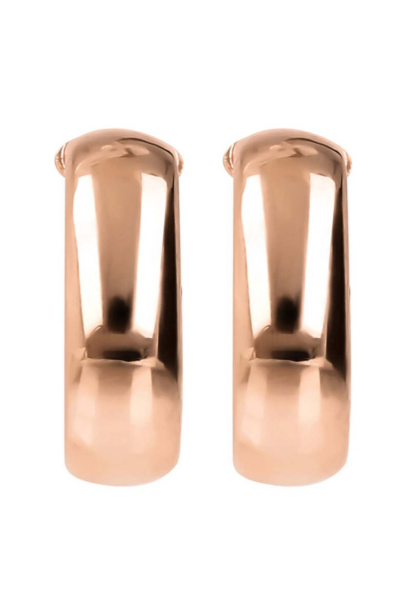 Milano Golden Rosé Hoop Earrings - L'Atelier Global
