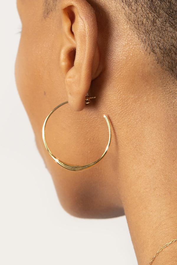Minimalist Modern Hoop Earrings - L'Atelier Global