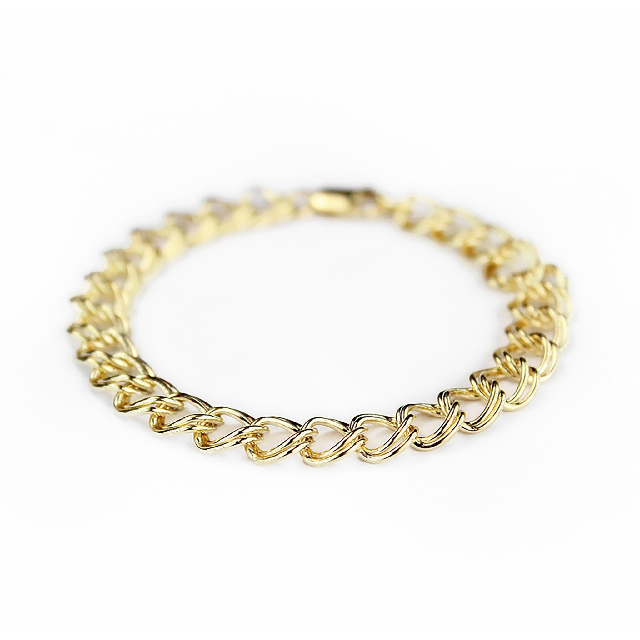Signature Curb Link Bracelet on a white background