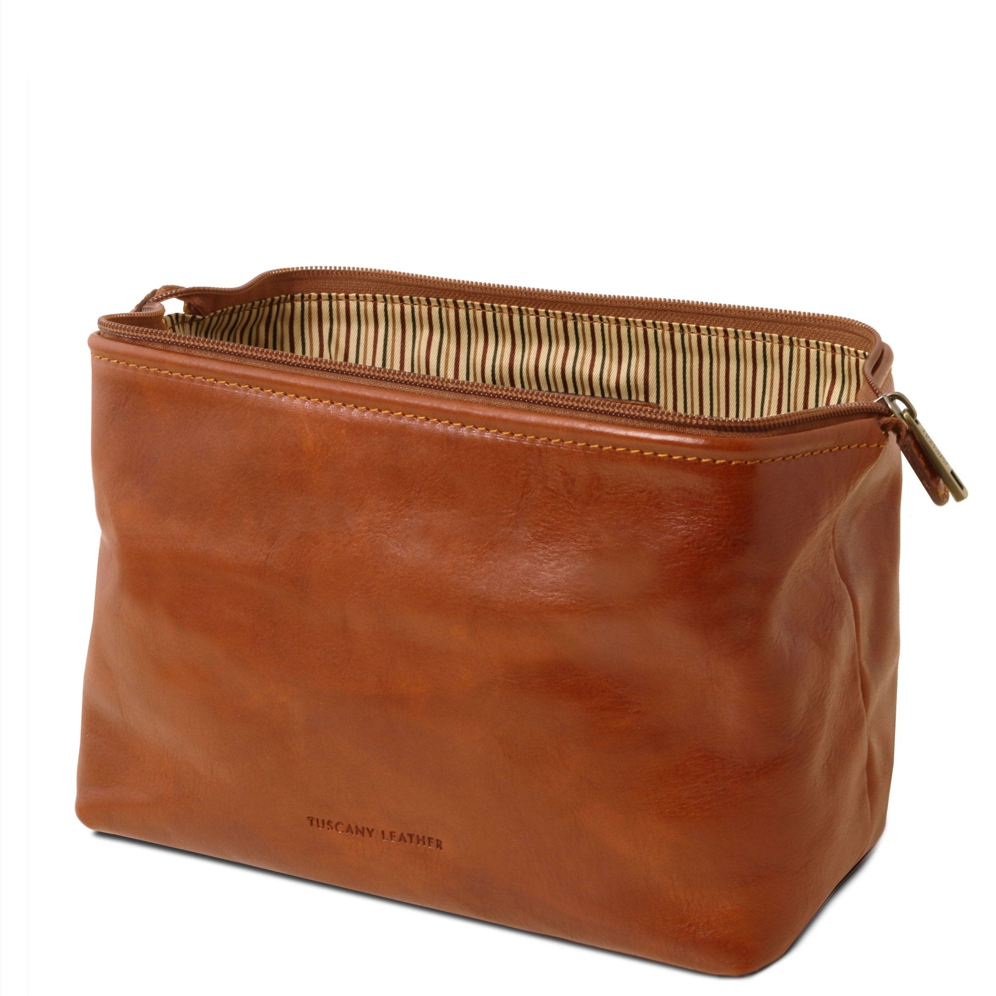 Smarty Leather Toilet Bag - Small Size - L'Atelier Global