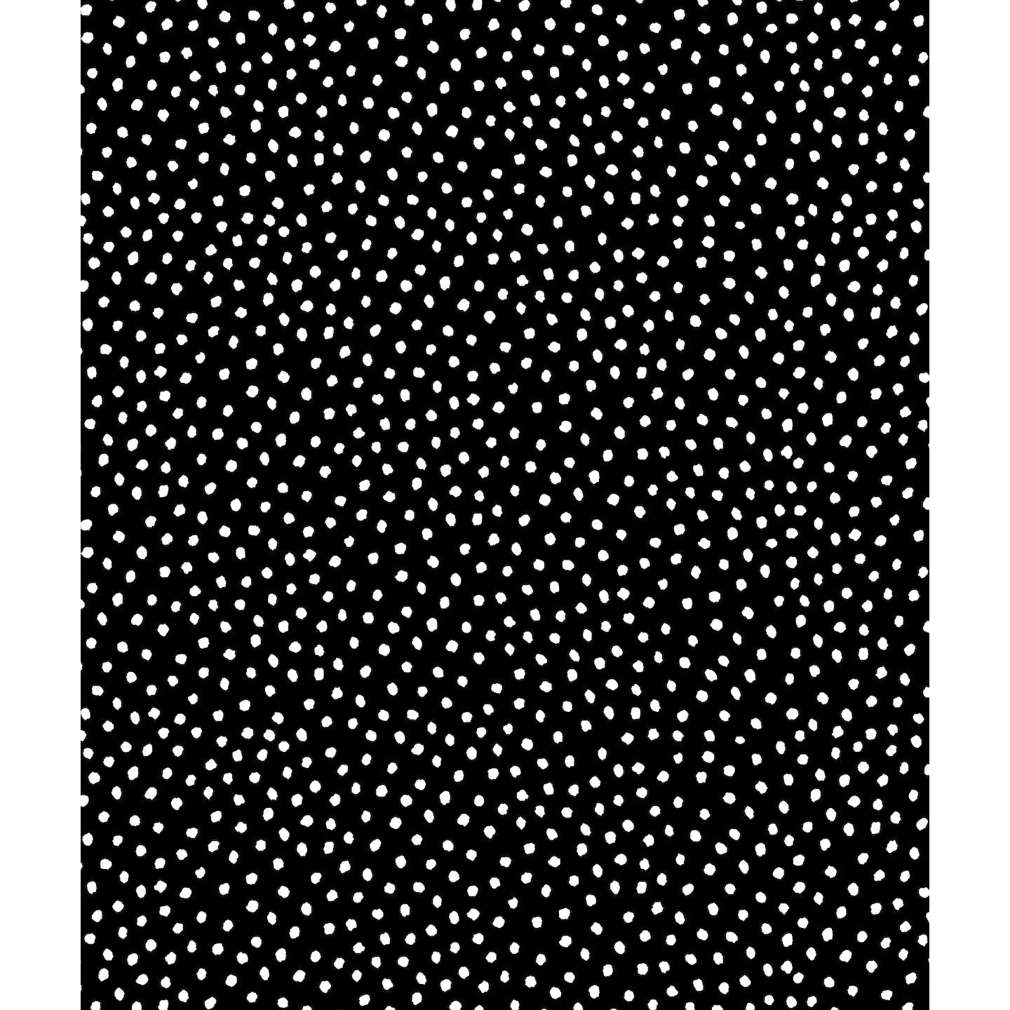 Close up view of Navy and White Polka Dot Headband fabric