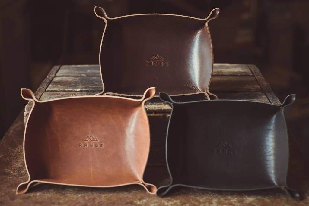 All colors of the The Horween Leather Catch All Trays