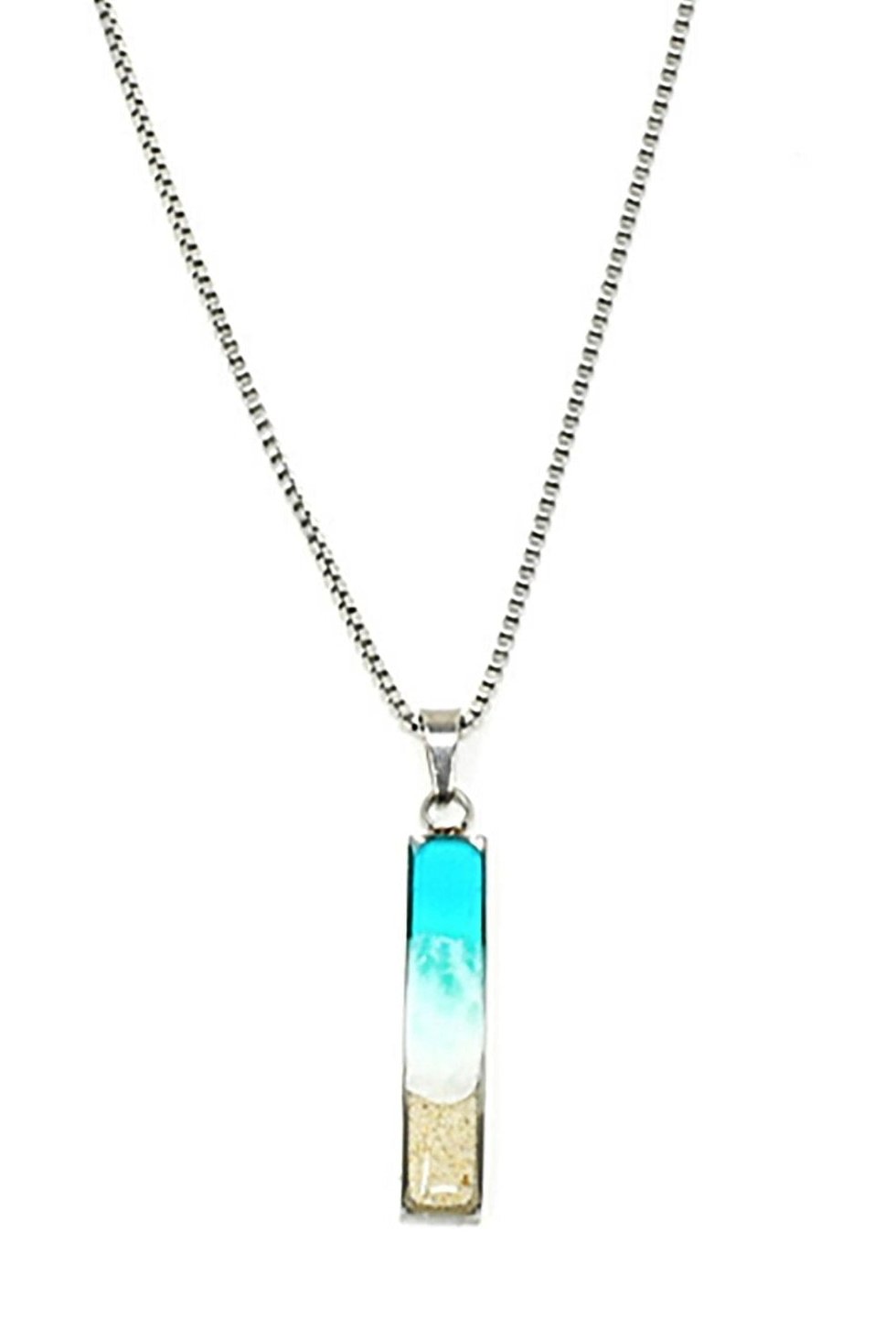 The Shoreline Bar Necklace on a white background